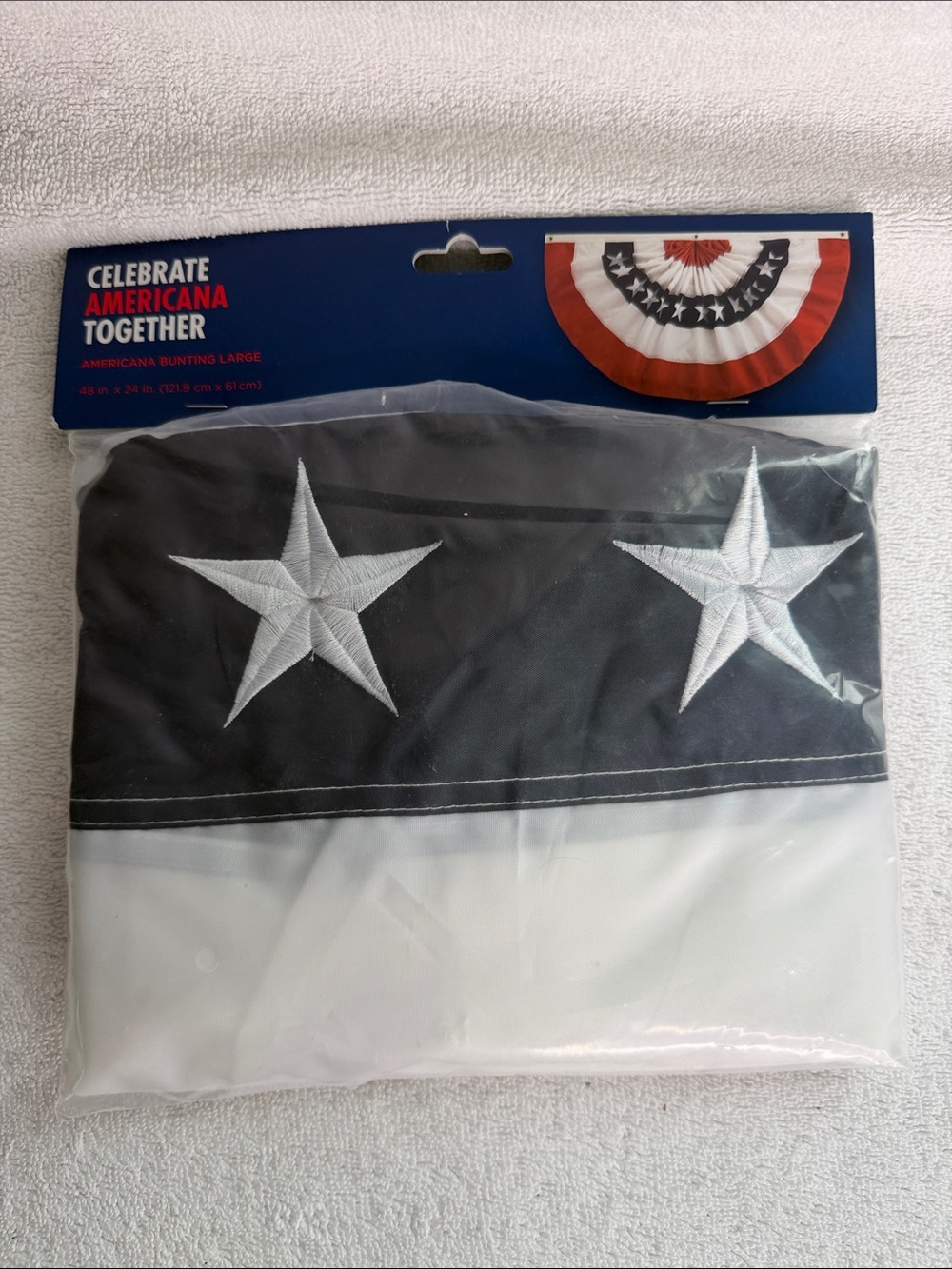 Kohl's Black and White Star Bunting Garland